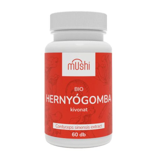 Mushi Bio Cordyceps Hernyógomba kivonat kapszula 60 db