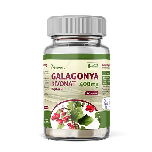 Netamin Galagonya-kivonat kapszula 400 mg 60 db
