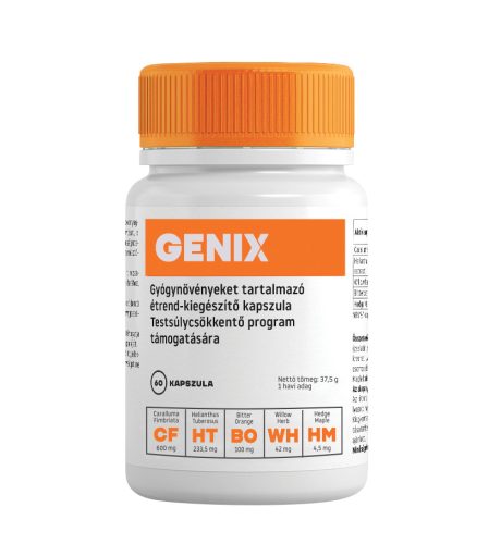 Genix étrend-kiegészítő – testsúlycsökkentő kapszula 60 db