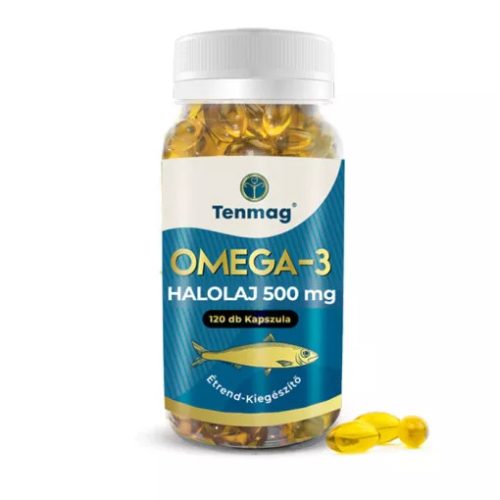 Tenmag Omega-3 halolaj 500 mg 120 db