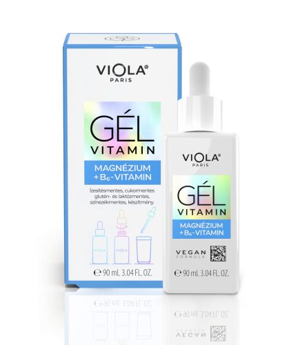 Viola Paris Gélvitamin Magnézium+B6-vitamin  90 ml