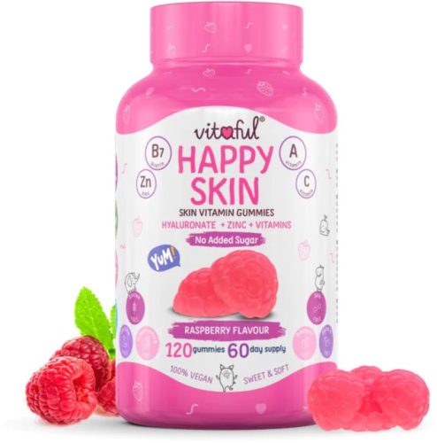 Vitaful Happy Skin bőrszépítő gumivitamin 120 db lejárati diő: 01.30.