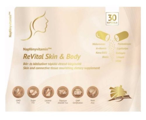 Napfényvitamin ReVital Skin & Body bőrvédő kapszula 30 db