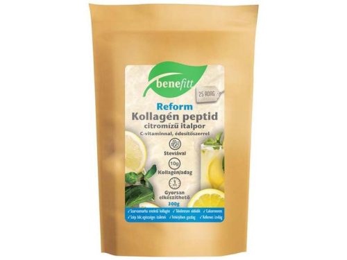 Benefitt Reform Kollagén peptid italpor 300g - citrom