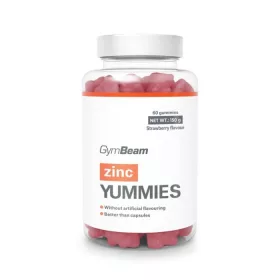 GymBeam Cink Yummies gumicukor 60 db - eper