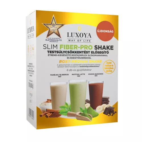 Luxoya Slim Fiber-Pro Shake mix 6x35 g