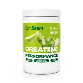   GymBeam Creatine monohydrate+ kreatin taurinnal és B6-vitaminnal 400 g - zöldalma