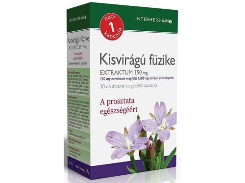 Interherb  Kisvirágú füzike Extraktum 150 mg kapszula 30 db
