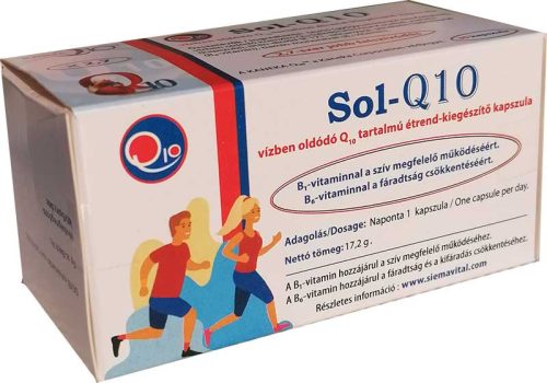 Siemavital Sol-Q10 vízben oldódó Q10 tartalmú kapszula 30 db