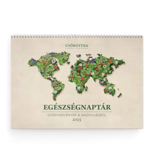 Györgytea egészségnaptár falinaptár 2026