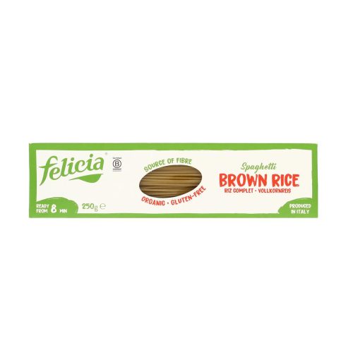 Felicia Bio barnarizs spagetti gluténmentes tészta 250 g