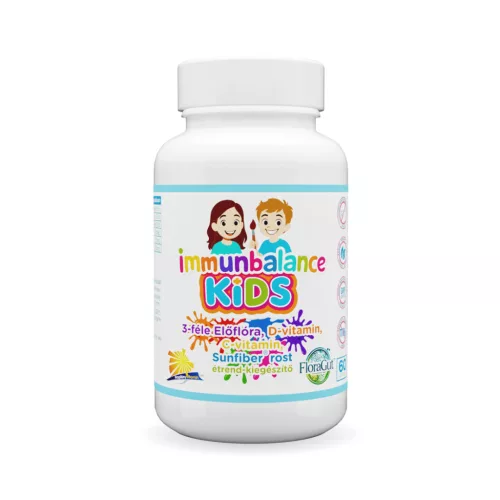 Napfényvitamin Immunbalance KIDS kapszula élőflórával 60 db