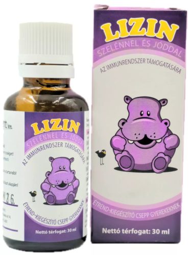 Dr. Aliment Lizin szelén jód csepp gyerekeknek 30 ml 