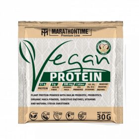   Marathontime Prémium Vegán Protein Fehérje 30 g, fehércsoki-kókusz