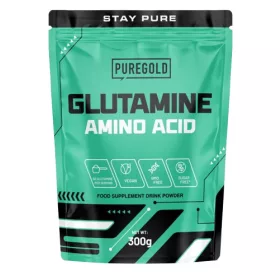 Pure Gold Glutamine aminosav italpor - 300g - mangó 