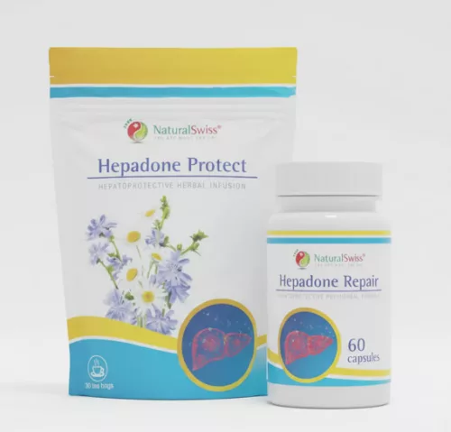 NaturalSwiss Hepadone májvédő program