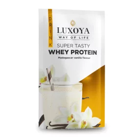   Luxoya Whey Protein tejsavó fehérje italpor Madagaszkári vanília 30 g