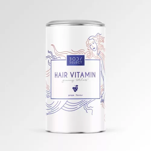 Body Select hajvitamin cukormentes gumicukor 60 db - kékszőlő