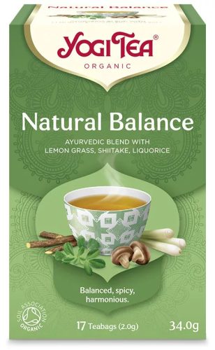 Yogi bio Természetes egyensúly tea shiitake gombával 17 x 2g