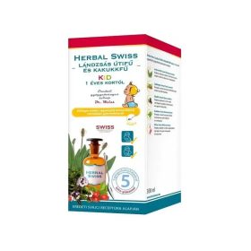   Herbal Swiss KID Medical lándzsás útifű szirup 300 ml - mézes szilva