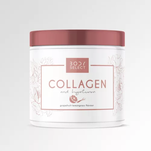 Body Select kollagén italpor hialuronsavval 300 g - grapefruit-citromfű