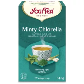 Yogi bio Mentás tea Chlorellával 17 x 2g