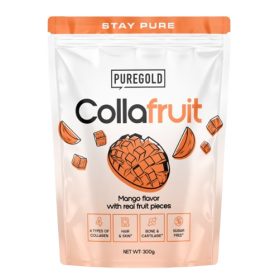   Pure Gold CollaFruit Marha kollagén gyümölcsdarabokkal 300 g - mangó