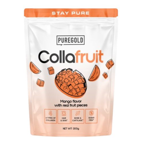 Pure Gold CollaFruit Marha kollagén gyümölcsdarabokkal 300 g - mangó