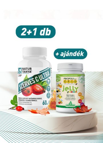 Natur Tanya Szerves C Ultra 1500 mg 3 db, ajándék Jellyi junior gumicukor