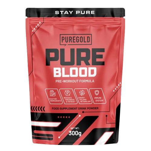 Pure Gold Pure Blood edzés előtti energizáló - 300g - Pink Lemonade