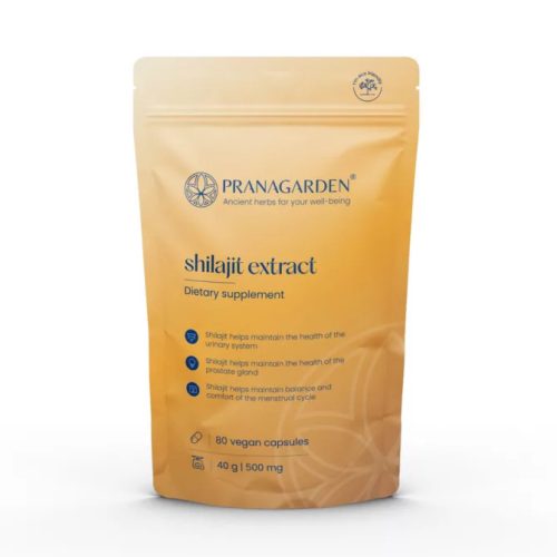 Pranagarden Shilajit gyógynövény kivonat (10:1) kapszula 80 db