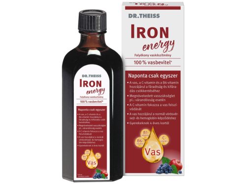 Dr. Theiss IRON energy folyékony vaskészítmény 500 ml