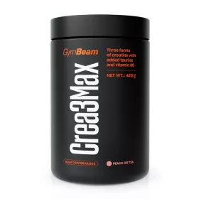 GymBeam Crea3Max kreatin 420 g - őszibarackos jegestea