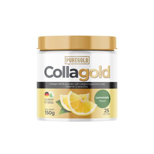 Pure Gold CollaGold Marha és Hal kollagén italpor hialuronsavval - Limonádés 150g 