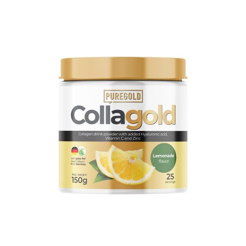 Pure Gold CollaGold Marha és Hal kollagén italpor hialuronsavval - Limonádés 150g