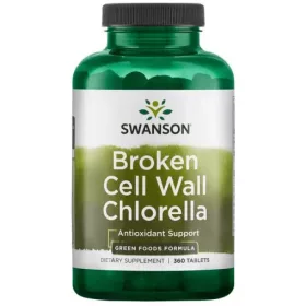   Swanson Broken Cell Wall törött sejtfalú Chlorella 500mg 360 tabletta