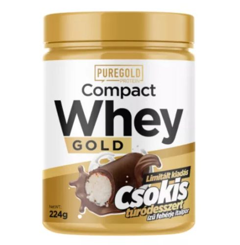 Pure Gold Compact Whey Protein fehérjepor, túródesszert ízű - 224g