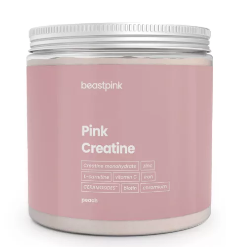 GymBeam Pink Kreatin nőknek 228 g - őszibarack