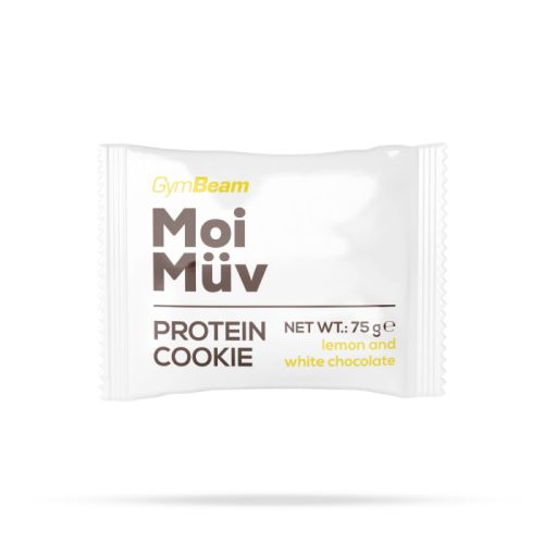 GymBeam MoiMüv Protein Cookie 75 g - citrom-fehércsoki