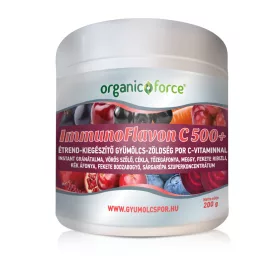   Organic Force ImmunoFlavon C500+ gyümölcs-zöldség szuperkoncentrátum 200 g