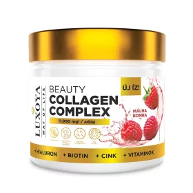  Luxoya Beauty Collagen Complex málnabomba ízű kollagén por 300 g