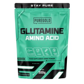 Pure Gold Glutamine aminosav italpor - Ízesítetlen 300 g