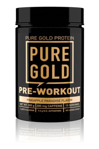 Pure Gold Pre-Workout edzés előtti italpor - Ananász 300g