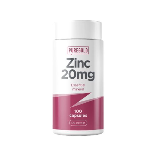 Pure Gold Zinc Cink 20mg tabletta 100 db