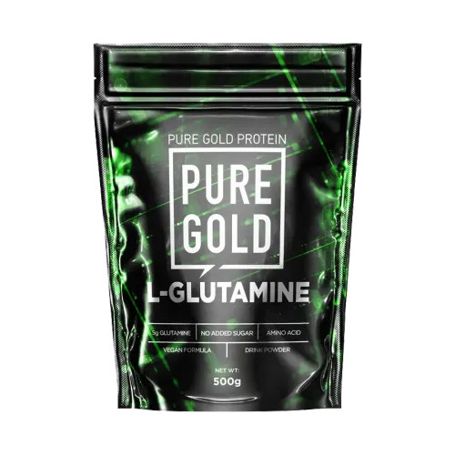 Pure Gold L-Glutamine italpor - 500g - cseresznye lime 
