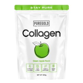   Pure Gold Collagen marha kollagén italpor - Zöldalmás 300g