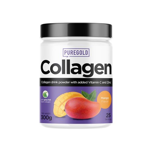 Pure Gold Collagen marha kollagén italpor - Mangós 300g