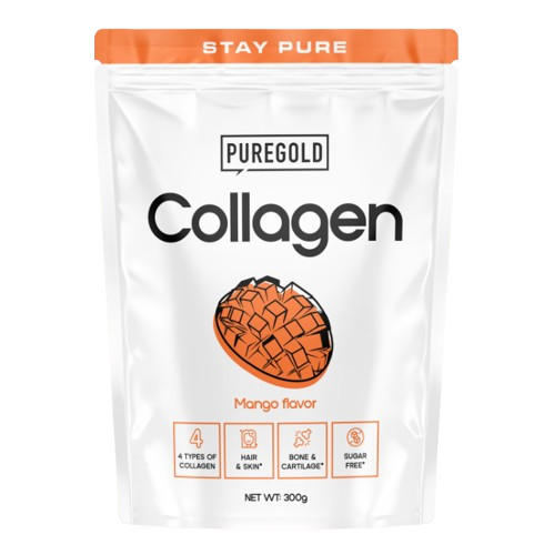 Pure Gold Collagen marha kollagén italpor - Mangós 300g