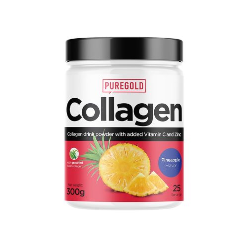 Pure Gold Collagen marha kollagén italpor - Ananászos 300g