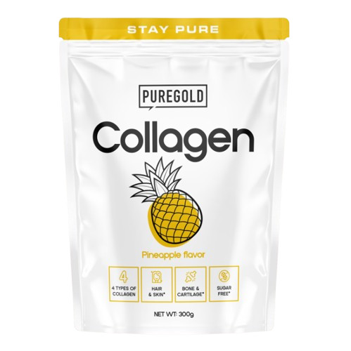 Pure Gold Collagen marha kollagén italpor - Ananászos 300g